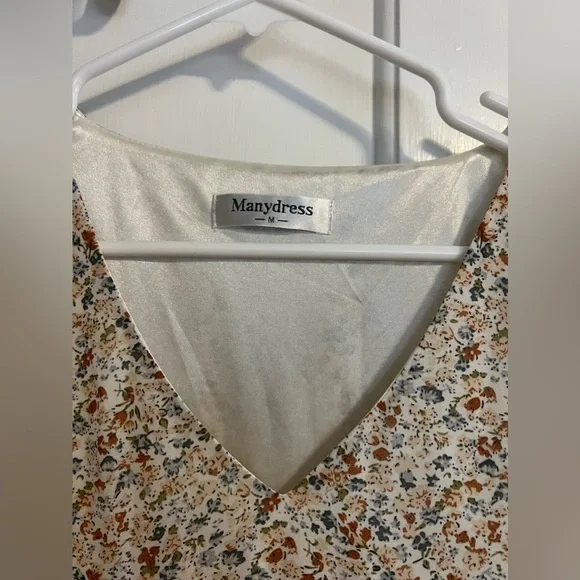 Chiffon Flowy Dress, Floral Print - Picture 6 of 6